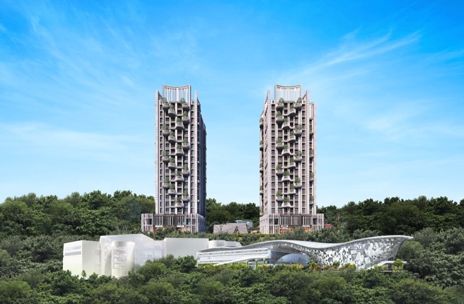 「之序」是富华创新在水湳的首案，珍稀且无可复制的地段优势吸引高端客目光。（图片来源/业者提供）