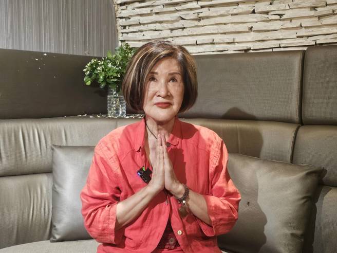 恬娃表示感謝當年「女主角」助攻演藝事業。（游定剛拍攝）