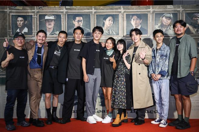 《聽海湧》主創團隊13日齊聚首映記者會。（公視提供）