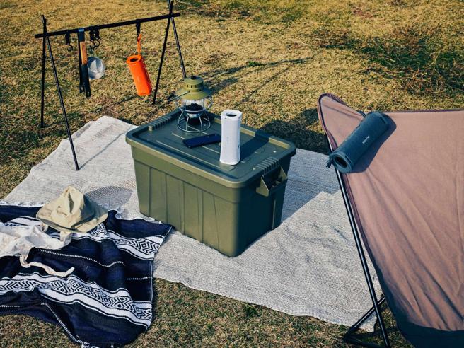 Sony的無線藍牙喇叭SRS-ULT10可吊掛設計，滿足不同場景需求。（Sony提供／古明弘台北傳真）