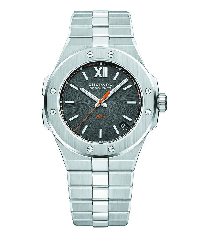 蕭邦Alpine Eagle黑面Cadence 8HF腕表，79萬7000元。（CHOPARD提供）