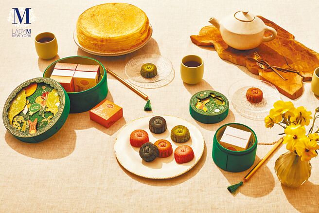 LADY M「月光森林中秋禮盒」，2入原價1580元、6入原價2480元，早鳥預購皆可省100元。（LADY M提供）