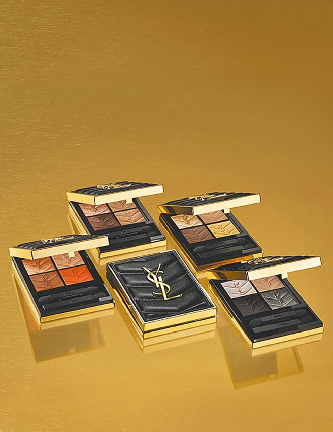 YSL全新时尚四色眼影盘呈现出了巴黎市容的璀璨浪漫。（YSL提供）