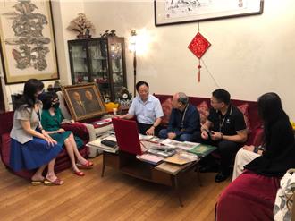 桃園打造航空城博物館園區 張善政拜訪1將軍爭取合作