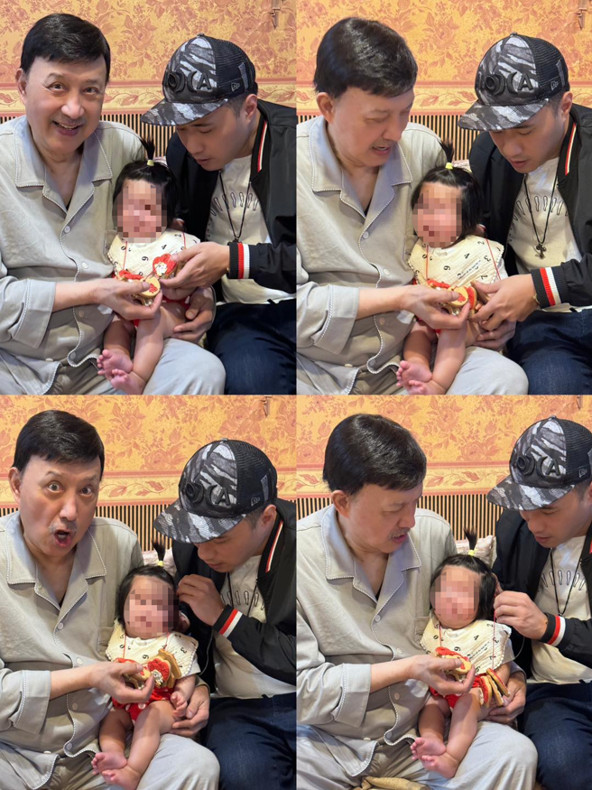 小元宝竟敢在太岁头上动土。（图／翻摄自余祥铨脸书）