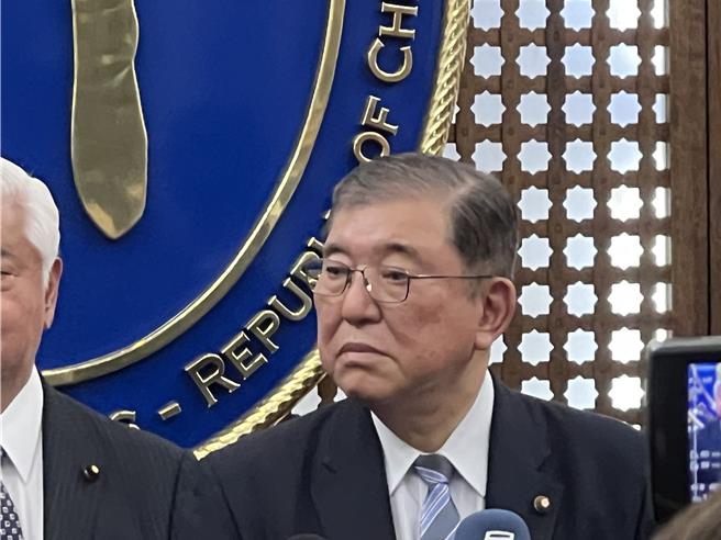 日本前防卫大臣石破茂。（蔡宗颖摄）