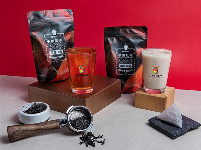 COMEBUY推出全新品「小葉紅茶」，獨特果蜜香現萃風味更升級。（COMEBUY提供／吳娮翎台北傳真）