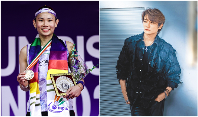 藝人阿沁感謝台灣羽球一姊戴資穎喜歡《月牙灣》。（圖／中時資料照）