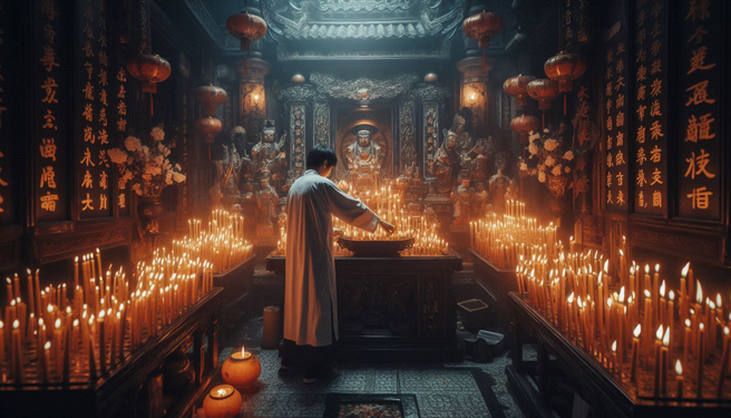 中元普渡快到了，民俗专家再曝7个日常生活中的禁忌。（示意图／AI生成）