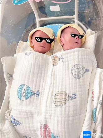 罕見！海南一對龍鳳胎先後誕生 妹妹比哥哥晚出生11天