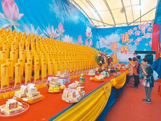 三重先嗇宮普渡 3000超薦牌位破紀錄