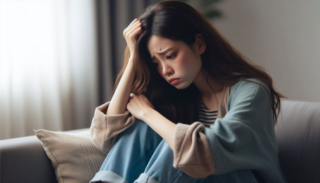 不满丈夫不顾她怀孕即将临盆，竟甜蜜揪小三滚床单，女子怒告求偿60万元。（示意图、与本案无关／AI生成）