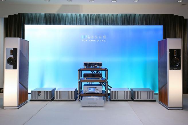 極品音響展出德國品牌Burmester柏林之聲系列產品。（TAA臺灣音響發展協會提供）