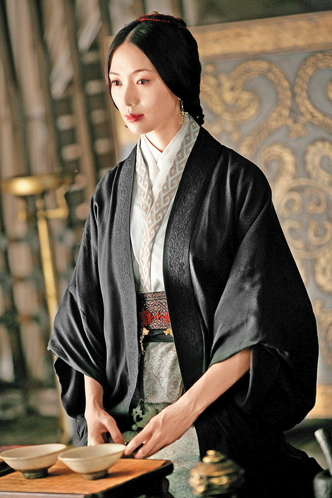 電影《赤壁》中林志玲飾演小喬，加入愛情柔和氛圍。（圖／報系資料照片）