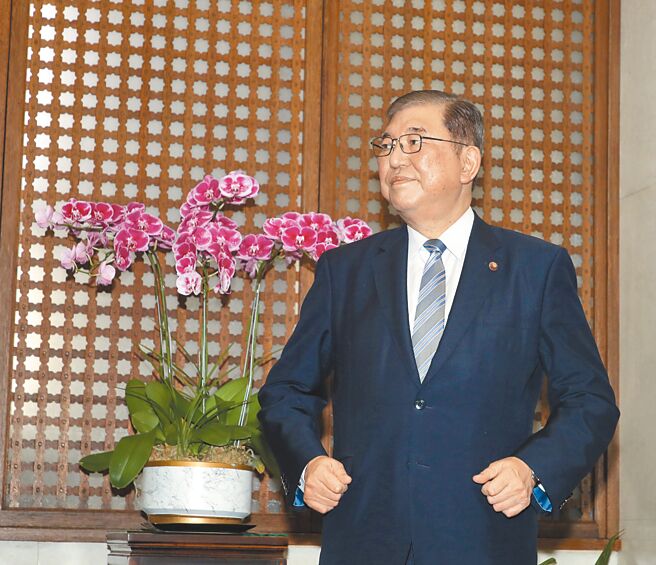 自民党前干事长石破茂，来台访问3天。（刘宗龙摄）