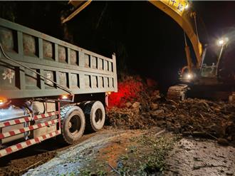 新中橫公路132.3K崩塌提前搶通 今日7時開放通行