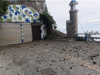 規模6.3地震狂搖 花蓮親不知子海上古道大量土石崩落