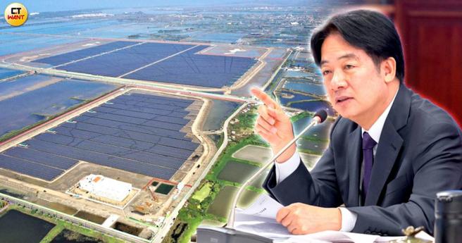总统赖清德亲自开会讨论气候变迁与减碳，但光电业者表示，土地取得难的问题没解决，光电发展恐受阻。（图／总统府提供、台电提供）