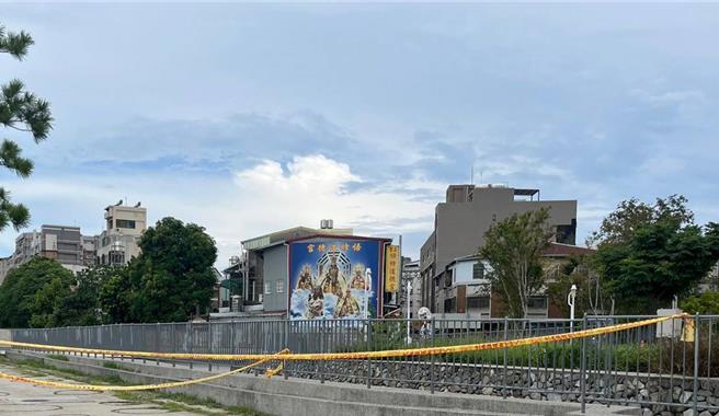 台中市西屯区水资源回收中心的水沟内发现陈姓女子尸体。（民眾提供）