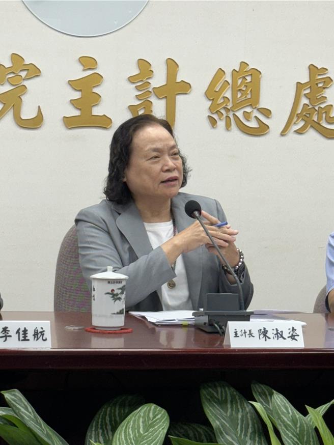 贫富差距缩小了! 主计长陈淑姿表示，2023年家庭所得差距6.12倍，年减0.03倍。(洪凯音摄影／洪凯音台北传真)