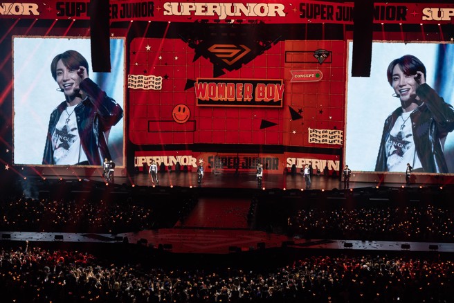 Super Junior带来多首鲜少演出的歌曲。（读者提供）