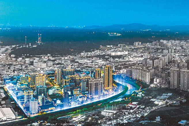 中悦建设看好经国重划区，将打造桃园唯一河湾综合发展项目。图／业者提供