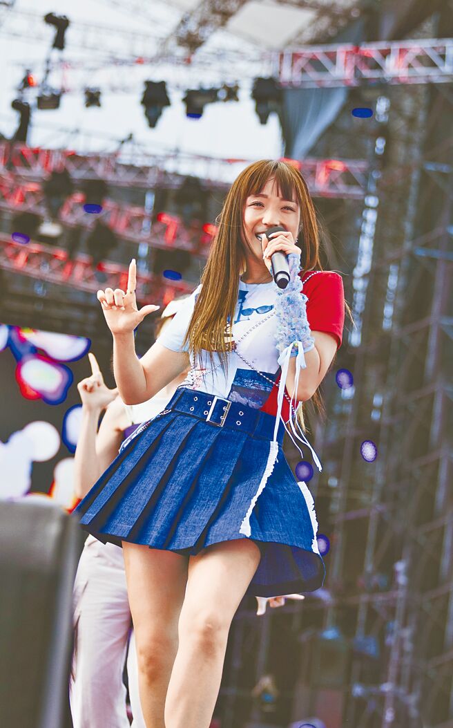 梁舒涵受邀担任捷运杯街舞大赛总决赛主持人。（宽宽整合行销提供）