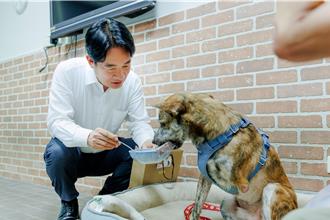 赖清德有新家人了！截肢毛小孩斑斑入住总统官邸