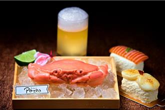 大啖8兩紅蟳免千元 普諾麵包坊超擬真秋蟹、握壽司「搶鮮」開吃