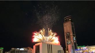 鷄籠中元祭水燈遊行登場 謝國樑盼消彌衝突對立