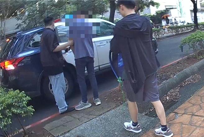 犯嫌移送。（林口警分局提供）