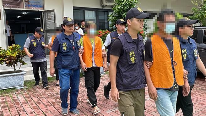 恆春殺人棄屍案，警方今日以殺人罪將3嫌移送法辦。（警方提供／羅琦文屏東傳真）