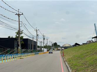 高美溼地美堤街電線地下化 斥資1800萬拆除16支電杆