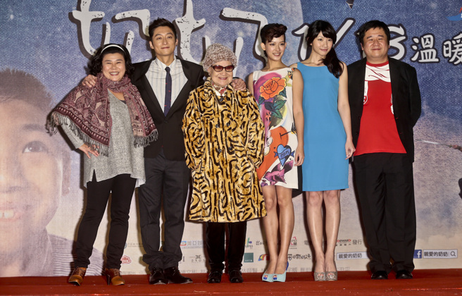 張岫雲出席《親愛的奶奶》首映記者會。（圖／中時資料照）