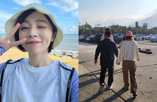 王瞳晒出过去和艾成手牵手的甜蜜合影。（图／IG@王瞳）