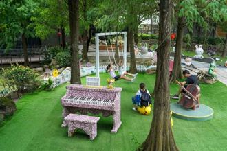 嘉义板陶窑交趾剪黏工艺园区 亲子同游体验传统工艺