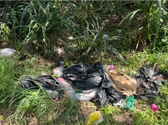 新屋綠色隧道、台61橋下變「垃圾場」 桃市府出手追查來源