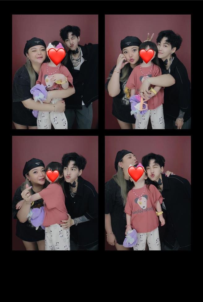 小甜甜罕见晒出前任的照片。（翻摄小甜甜Threads）