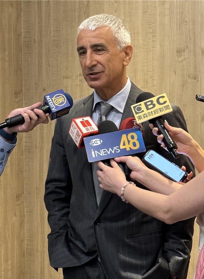 若美國前任總統川普再次當選，寬量國際策略長谷月涵表示，肯定要繼續留在台灣。(洪凱音攝／洪凱音台北傳真)