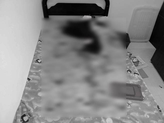 嘉义一名60多岁独居老翁，死亡超过半个月才被邻居发现。（于璥菖提供，照片经变色处理）