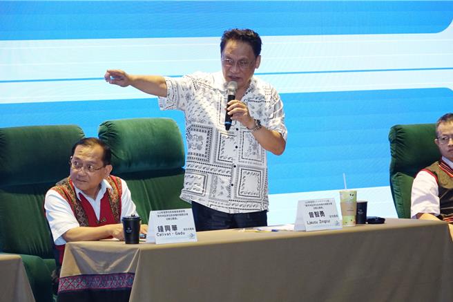 原民会主委曾智勇表示，将搜集各项建言，作为后续推动相关法律草案及政策的参考。（罗琦文摄）