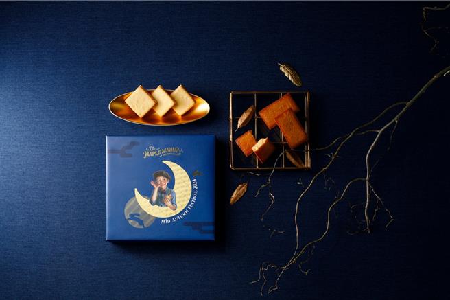 The MAPLE MANIA枫糖男孩推出「中秋限定综合18入礼盒」最符合送礼或自用需求。（The MAPLE MANIA枫糖男孩提供）