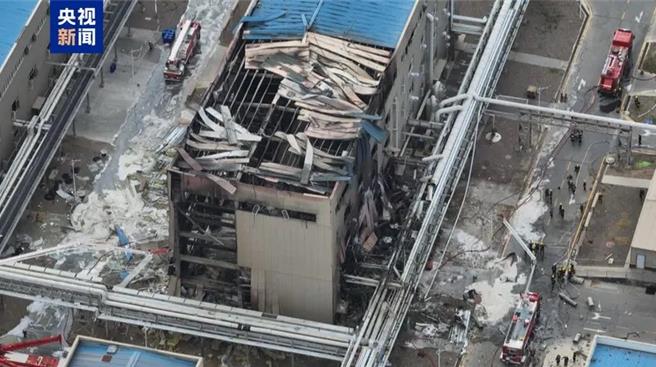 大陆寧夏顺邦达新材料有限公司引发剂厂房19日发生14时47分左右爆燃事故。事故中失联的5人全部找到，已均无生命迹象。（摘自大陆央视新闻画面）
