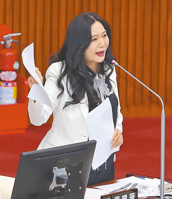台北市议员应晓薇。（本报资料照片）