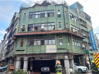 台中老舊公寓竄惡火 1男跳樓逃無生命徵象