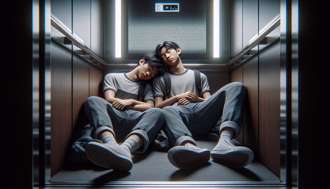 外出買糕點受困電梯 兩男童求救9小時無人應直接躺平