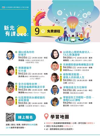 新北UKO助青年探索職涯 職人大咖分享經驗
