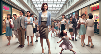 女童商場崩潰大叫！媽媽1舉動路人秒暴怒 網看罵翻：只會生不會教