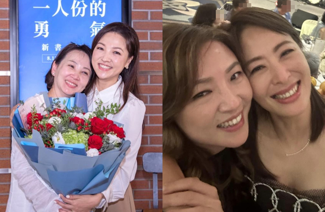 岳启儒过去得到郁方、贾永婕等人的支持。（图／翻摄自岳启儒 一人份的勇气脸书）