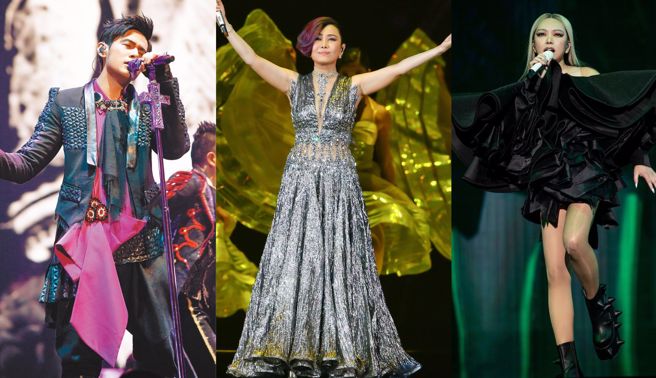 大巨蛋将开放演唱会，谁拔得头筹成关注焦点。（图／杰威尔提供、中时资料照、声动娱乐提供）